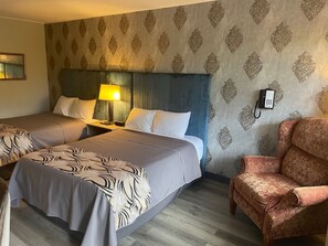 Standard Room, 2 Double Beds, Smoking, Refrigerator