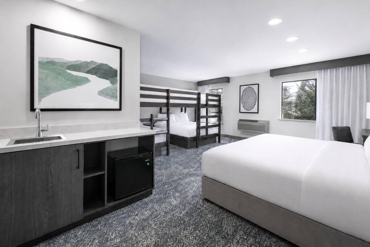 Room, Multiple Beds | Pillow-top beds, in-room safe, desk, laptop workspace