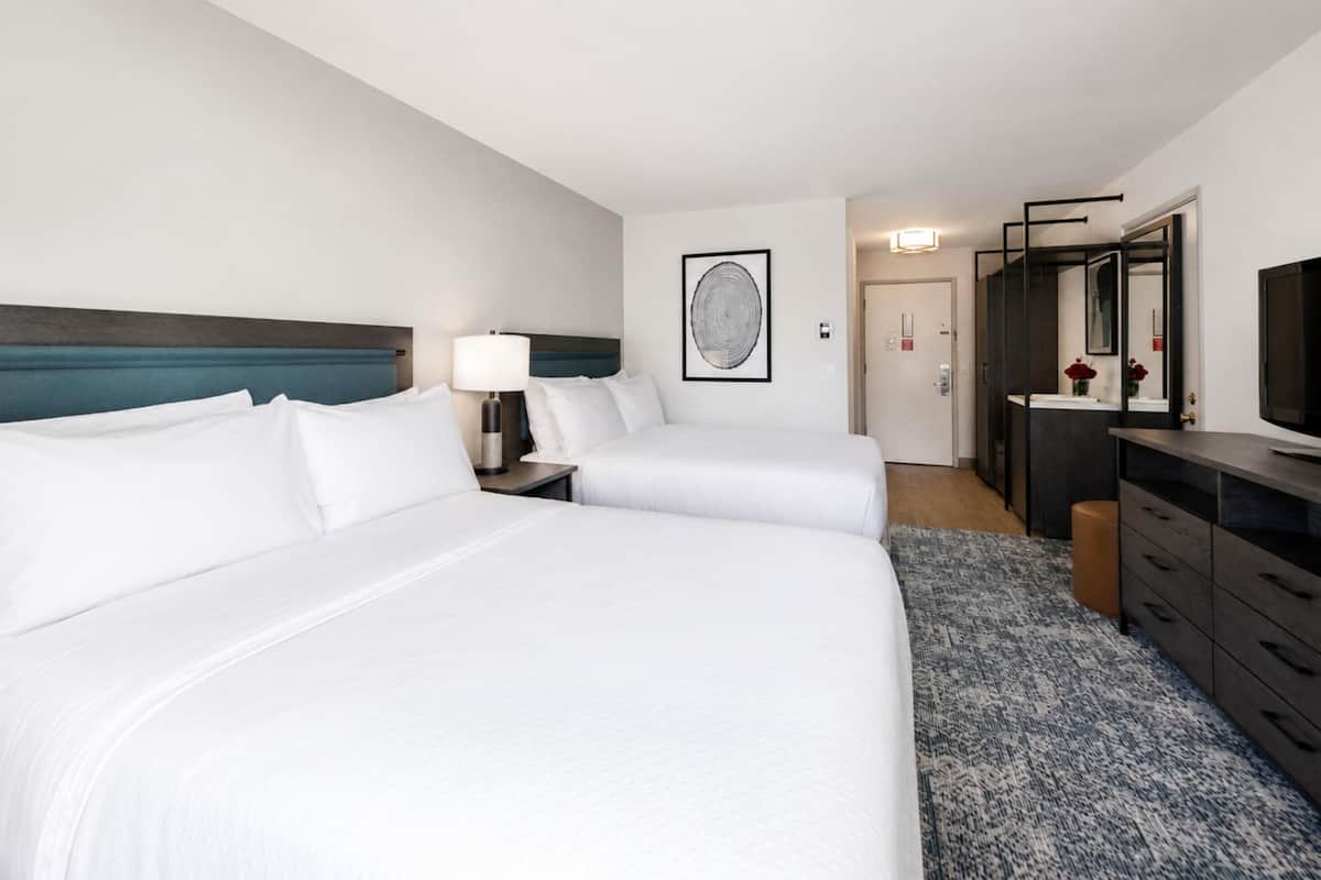 Pillow-top beds, in-room safe, desk, laptop workspace