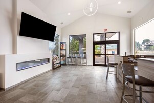 Sala de estar en el lobby