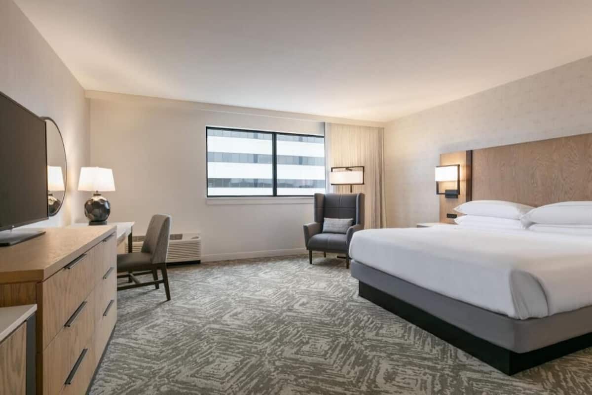 In-room safe, desk, blackout curtains, iron/ironing board
