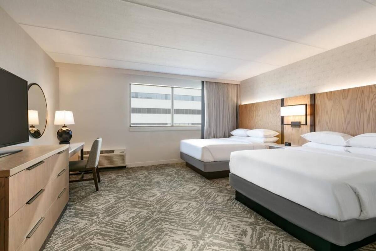 In-room safe, desk, blackout drapes, iron/ironing board