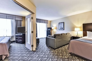 Premium bedding, pillow-top beds, individually furnished, desk