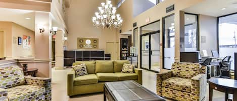 Sala de estar en el lobby