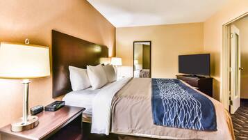 Premium bedding, pillowtop beds, individually furnished, desk