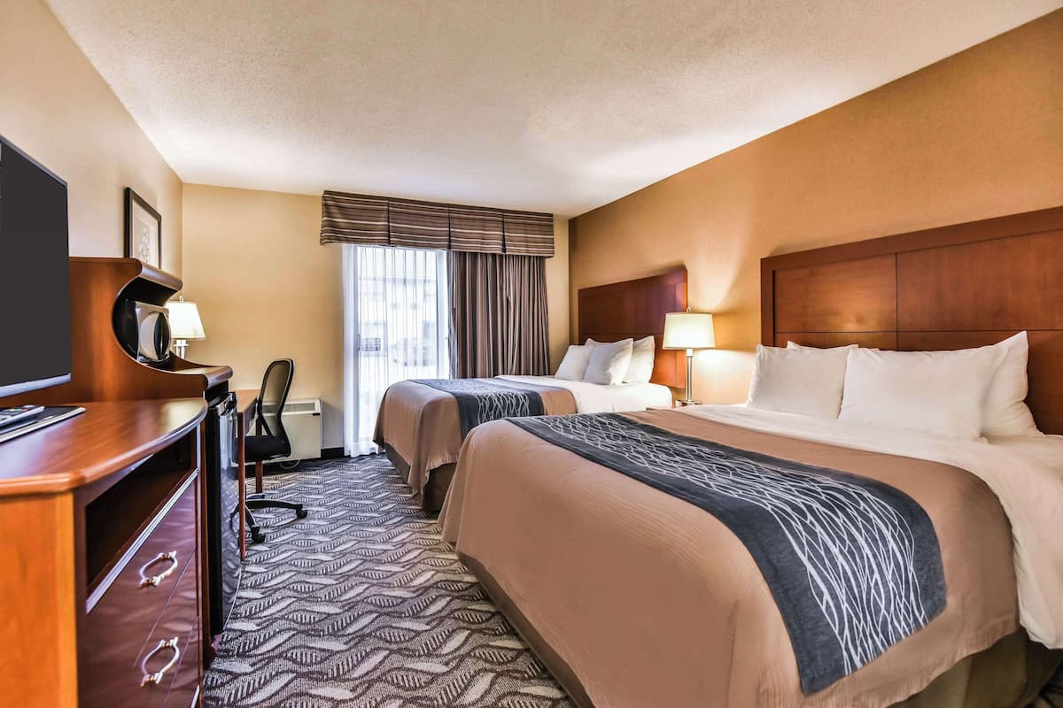 Premium bedding, pillowtop beds, individually furnished, desk