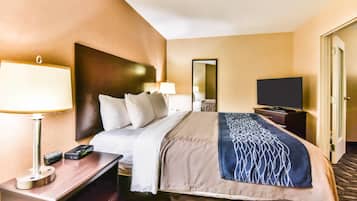 Premium bedding, pillow-top beds, individually furnished, desk