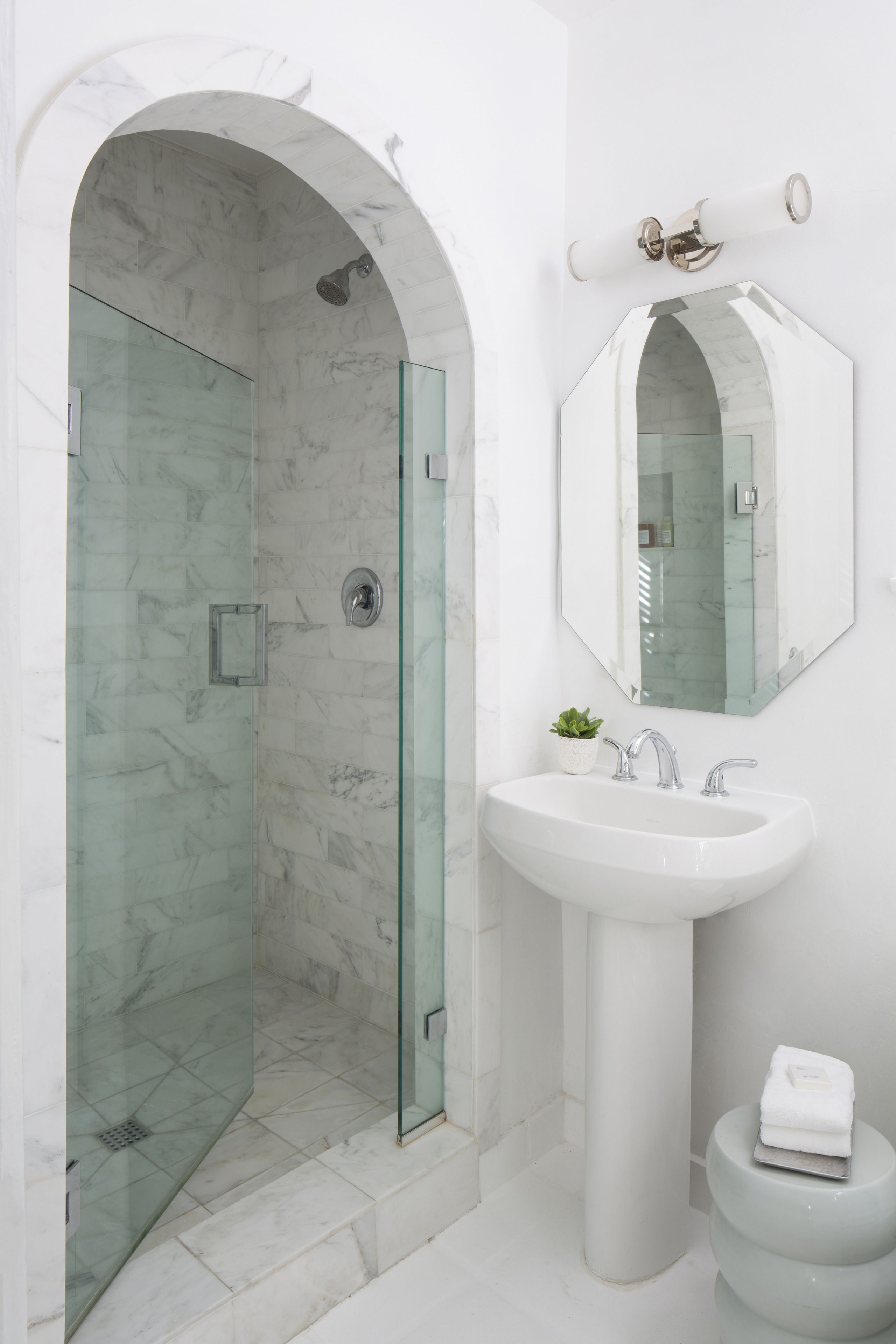 designer toiletries, hair dryer, bathrobes, towels