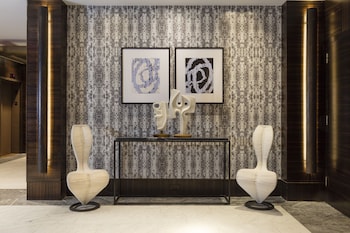 Reception area at Empire Hotel