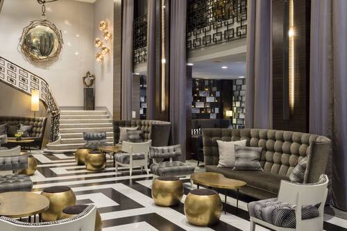 Rooftop bar, pool views, open daily