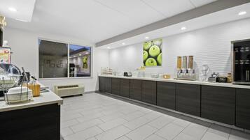 Free buffet breakfast