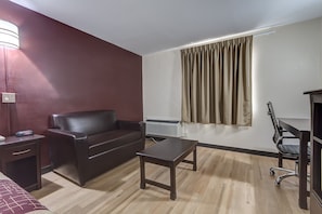 Blackout drapes, iron/ironing board, free WiFi, bed sheets