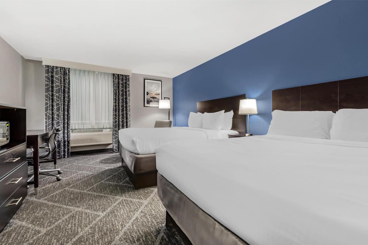 Standard Room, 2 Queen Beds, Accessible, Refrigerator & Microwave