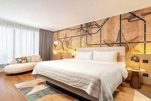 Chambre Deluxe, 1 très grand lit, non-fumeur, vue ville