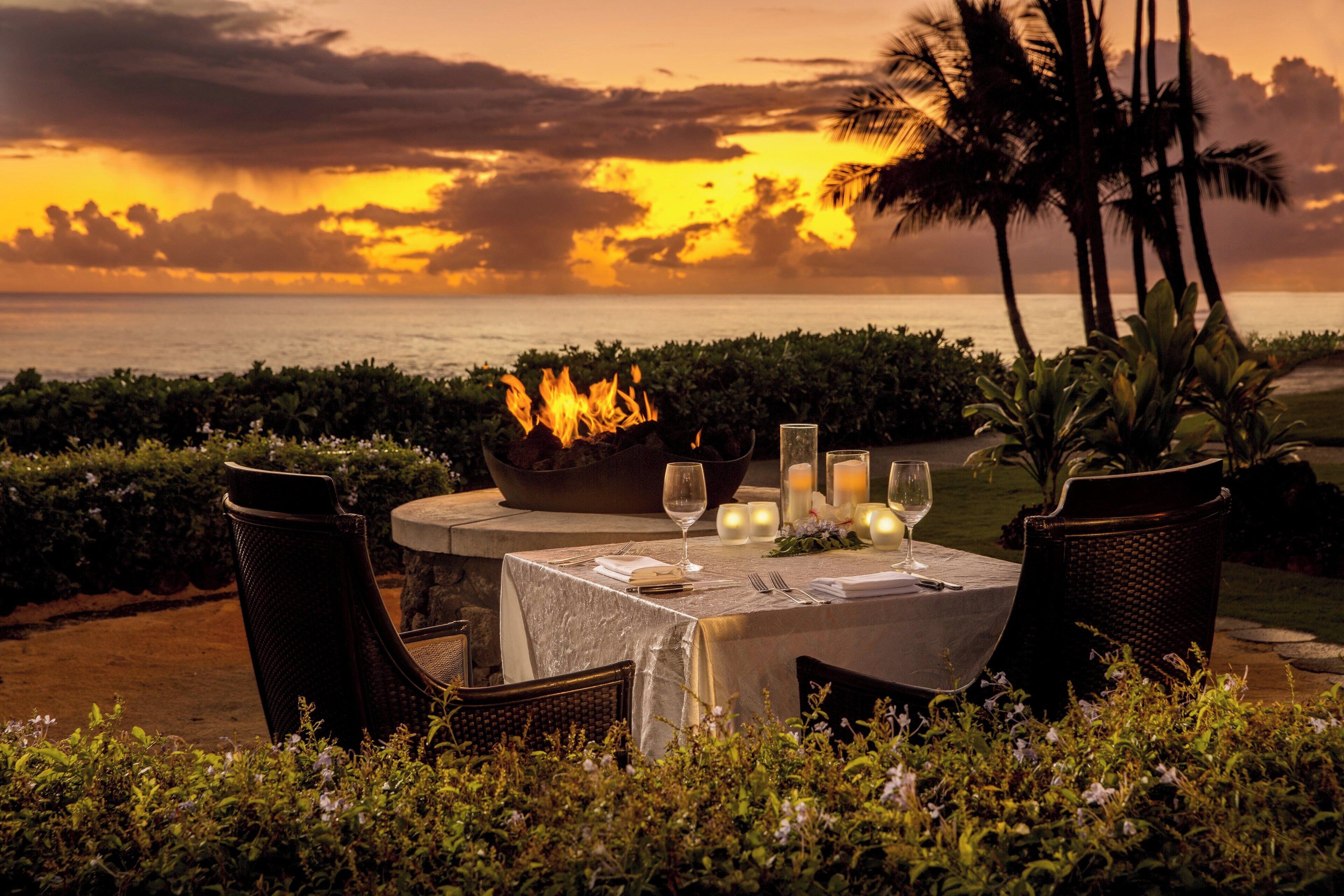 On the beach, beach umbrellas, beach massages