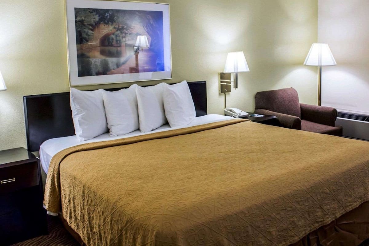 Standard Room, 1 King Bed, Non Smoking | Desk, iron/ironing board, free WiFi, bed sheets