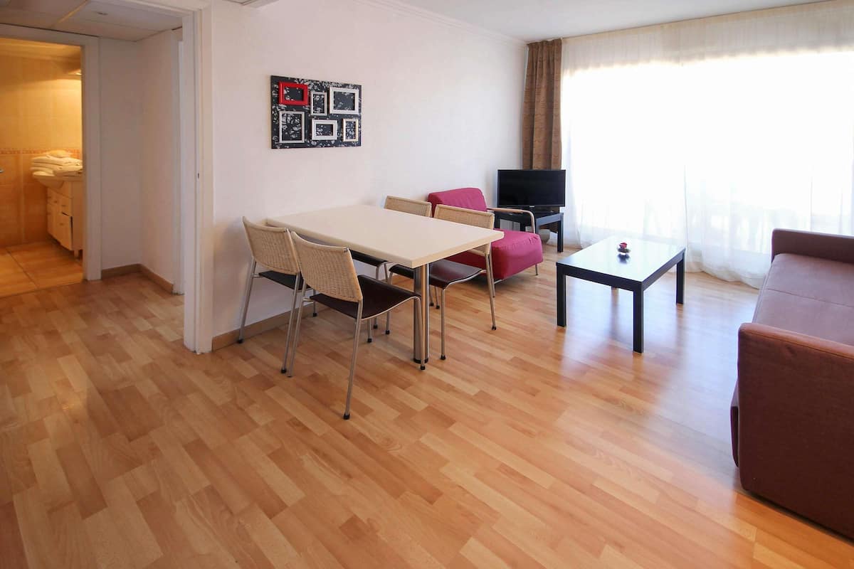 Apartment, 1 Bedroom | In-room safe, desk, soundproofing, iron/ironing board