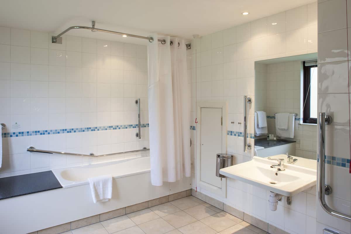 In-room safe, desk, iron/ironing board, free cribs/infant beds