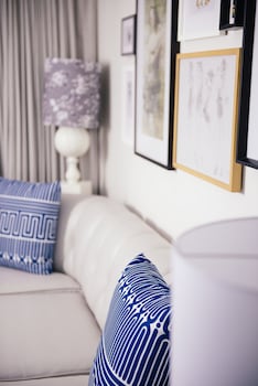 Premier King Suite with Balcony | Egyptian cotton sheets, premium bedding, down comforters, pillowtop beds at Chamberlain West Hollywood