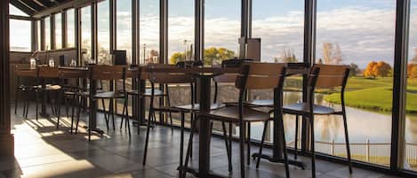 Dinner and brunch served, golf course views