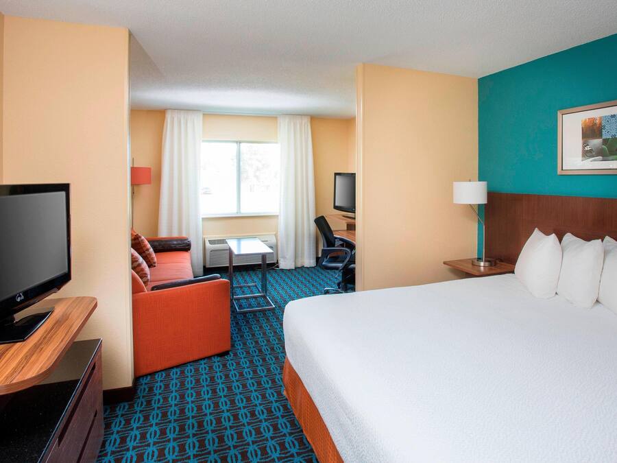 Individually decorated, individually furnished, desk, laptop workspace