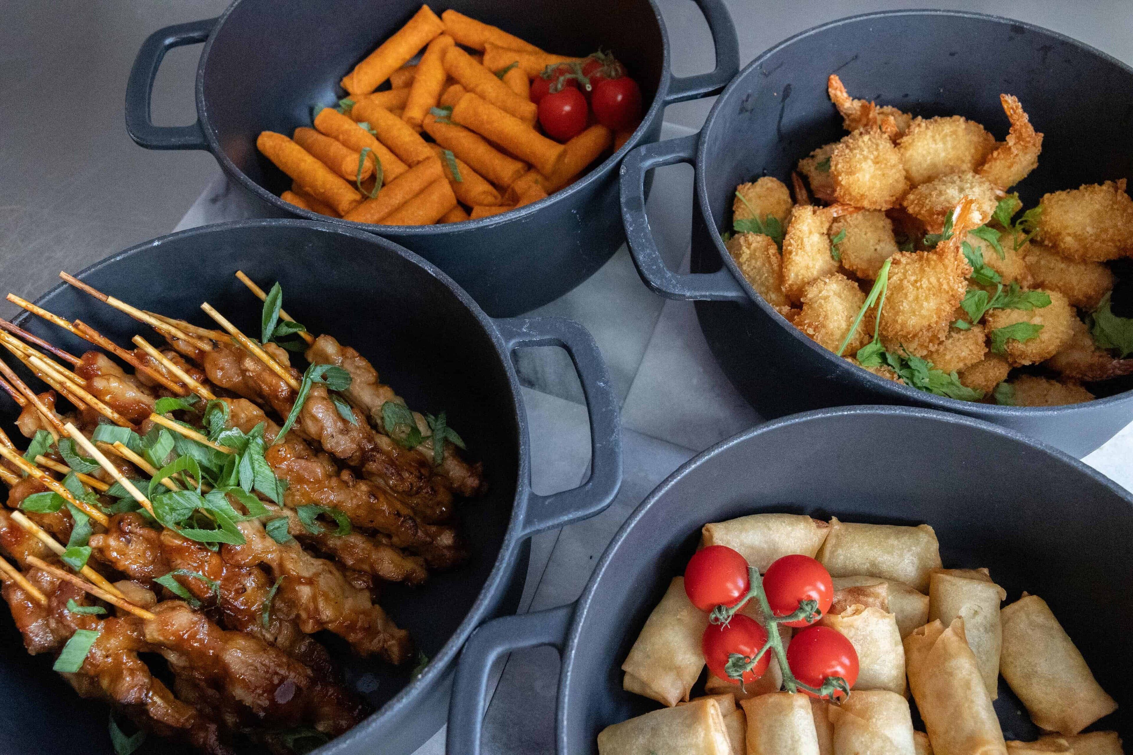 breakfast, lunch and dinner served