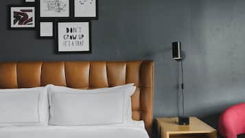 Hypo-allergenic bedding available, pillowtop beds, in-room safe