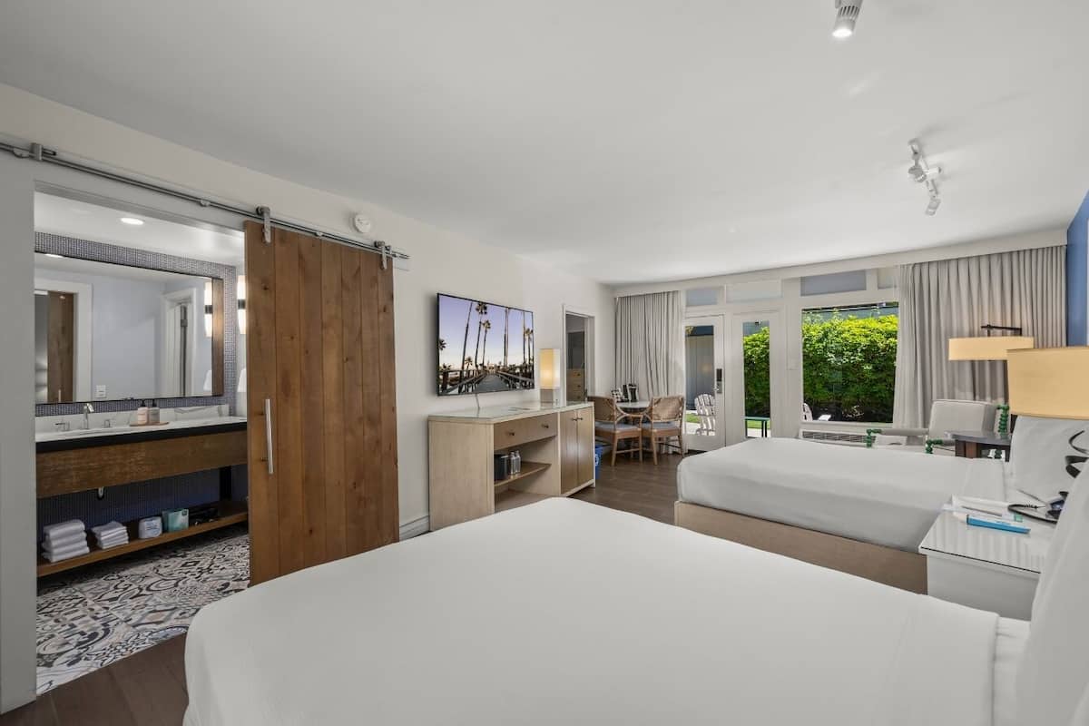 Room, 2 Queen Beds, Lanai (Garden) | 1 bedroom, hypo-allergenic bedding, in-room safe, individually furnished