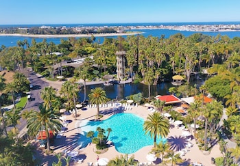 5 outdoor pools, a heated pool, pool umbrellas, sun loungers at Paradise Point Resort & Spa