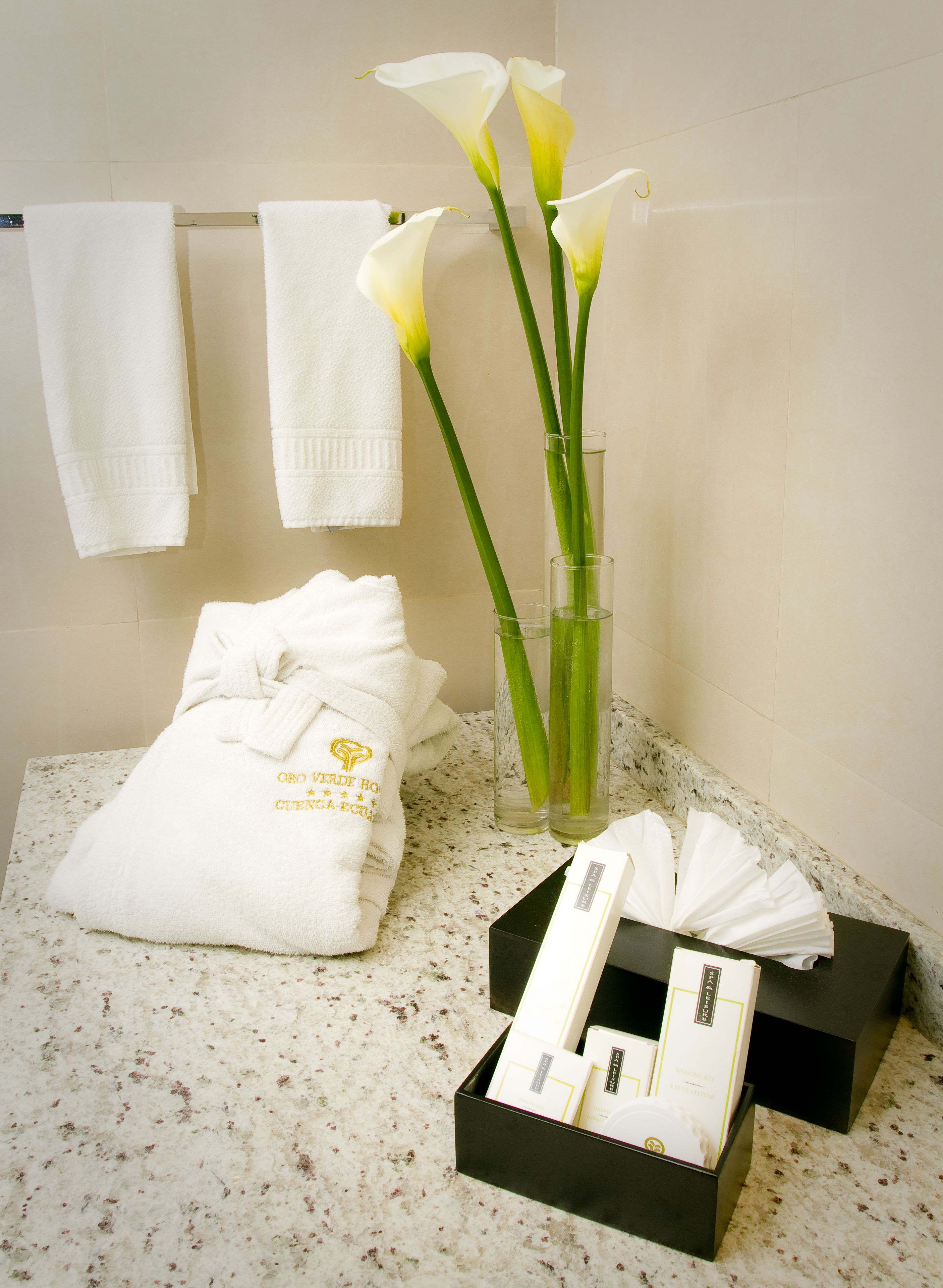 shower, rainfall showerhead, eco-friendly toiletries, hair dryer