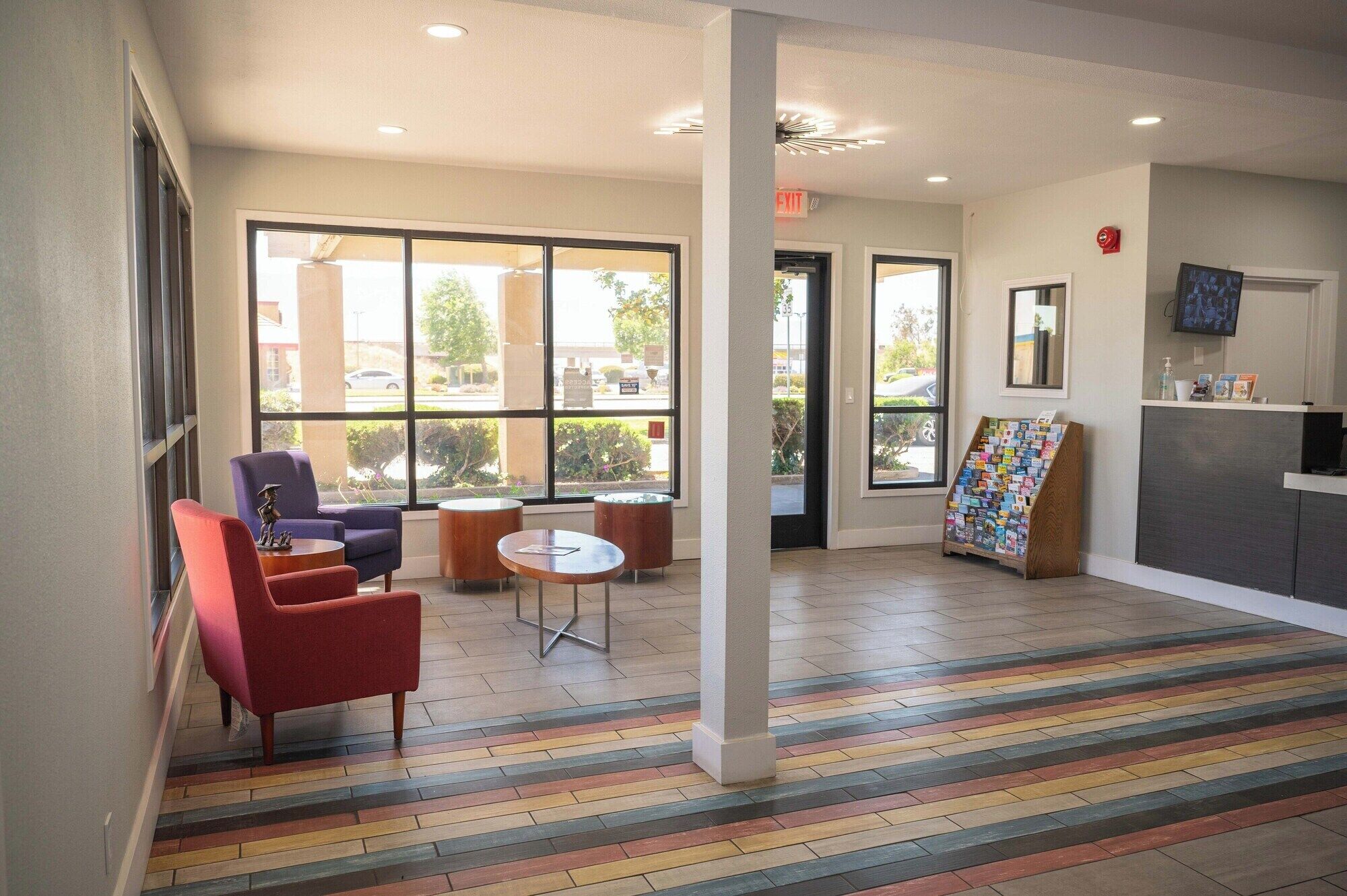 Siddeområde i lobbyen