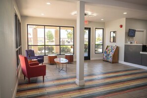 Sitteområde i lobbyen