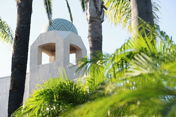 Hotel exterior and entrance at Hyatt Regency Newport Beach