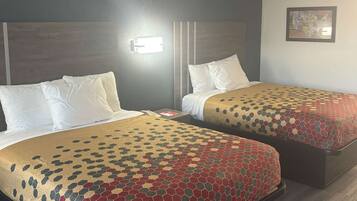 Standard Room, 2 Double Beds, Non Smoking | Premium bedding, pillowtop beds, iron/ironing board, free WiFi