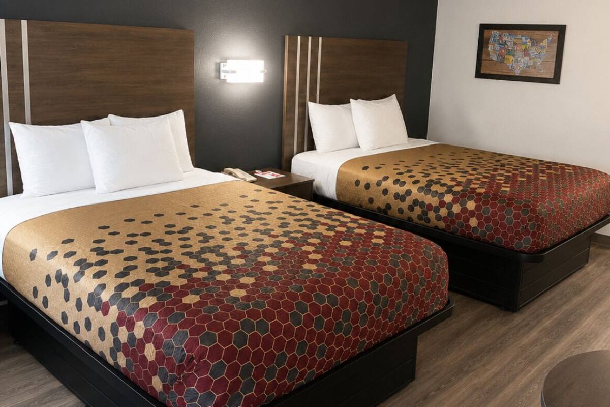 Premium bedding, pillow-top beds, iron/ironing board, free WiFi
