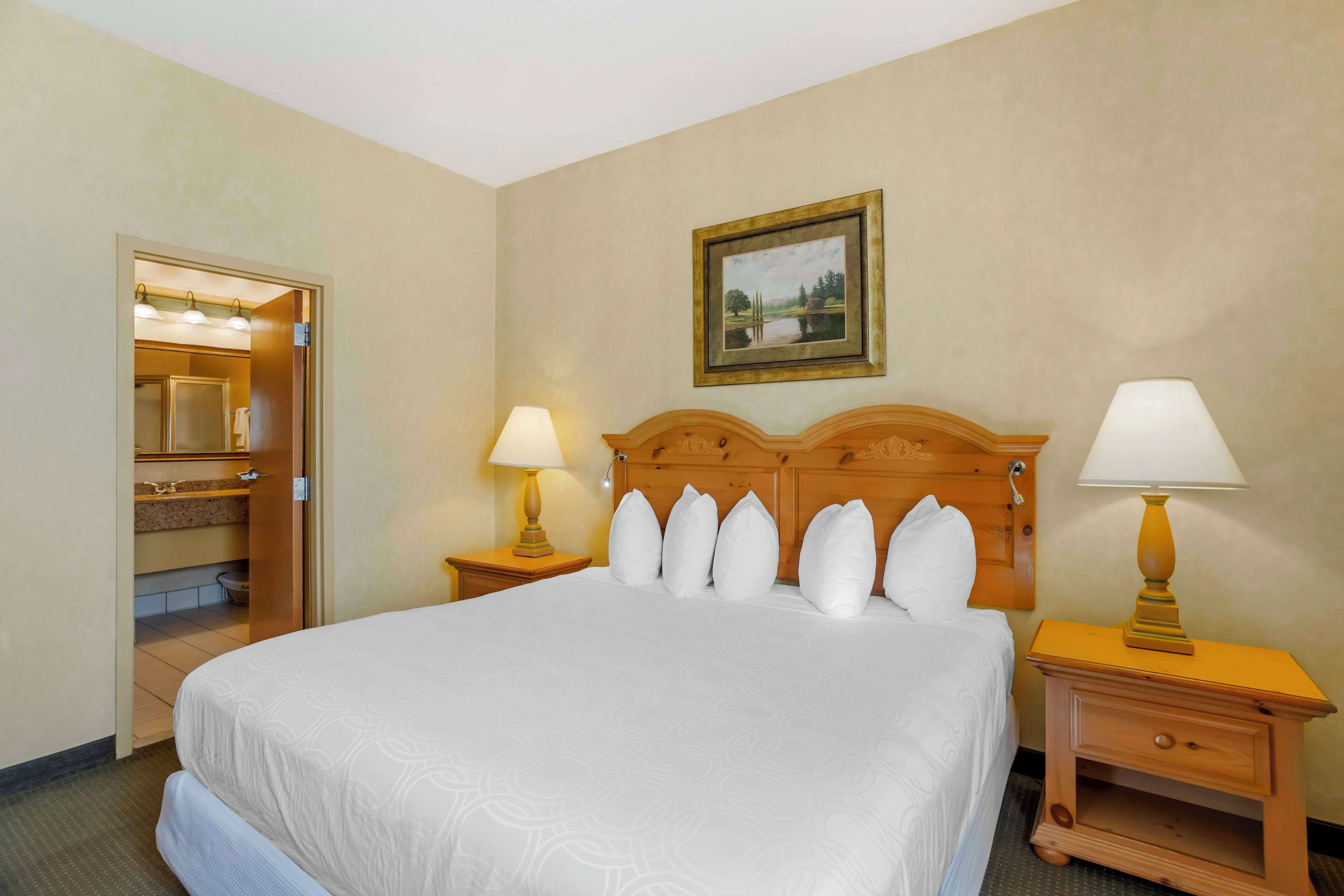 suite, 1 king bed, non smoking, jetted tub | in-room safe, blackout curtains, iron/ironing board, cots/infant beds