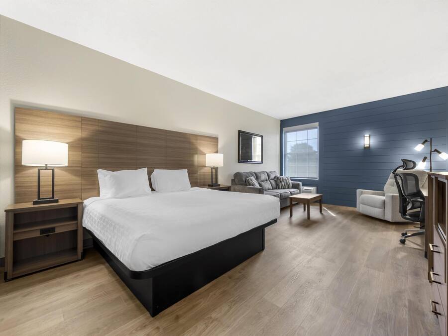 In-room safe, blackout curtains, iron/ironing board, cots/infant beds