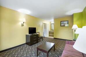 Room, Multiple Beds, Non Smoking | Desk, laptop workspace, blackout curtains, iron/ironing board