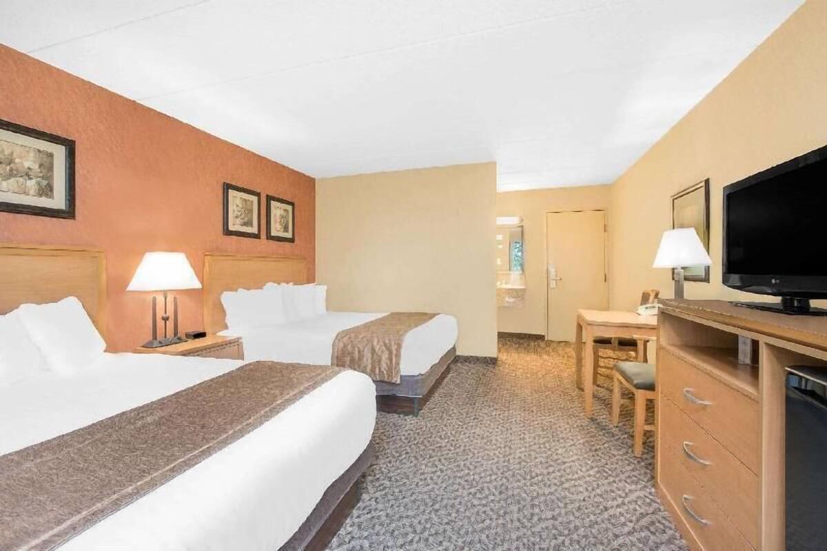 In-room safe, desk, blackout drapes, iron/ironing board