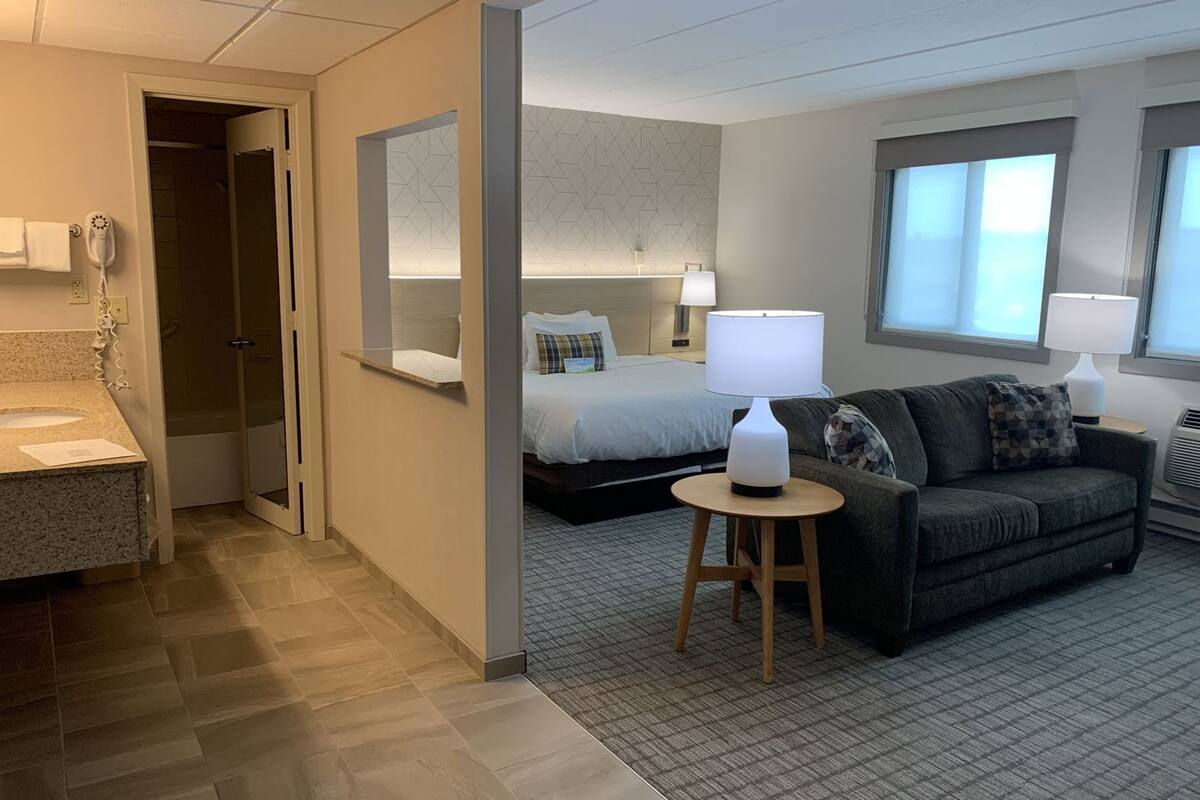 In-room safe, desk, blackout drapes, iron/ironing board