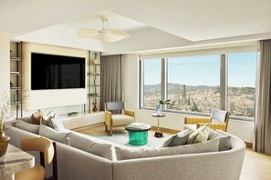 TV LCD, filmes pagos
