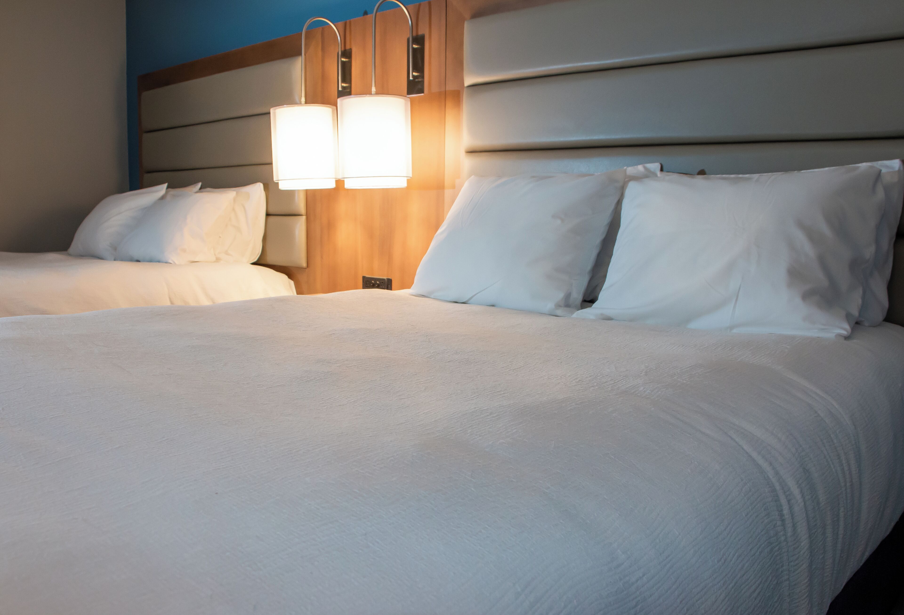 room, 2 queen beds, non smoking | premium bedding, in-room safe, desk, blackout curtains