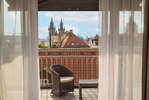 Suíte, sacada | Vista para a cidade