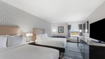 Premium Suite, 2 Double Beds, Non Smoking | In-room safe, desk, iron/ironing board, cribs (free)
