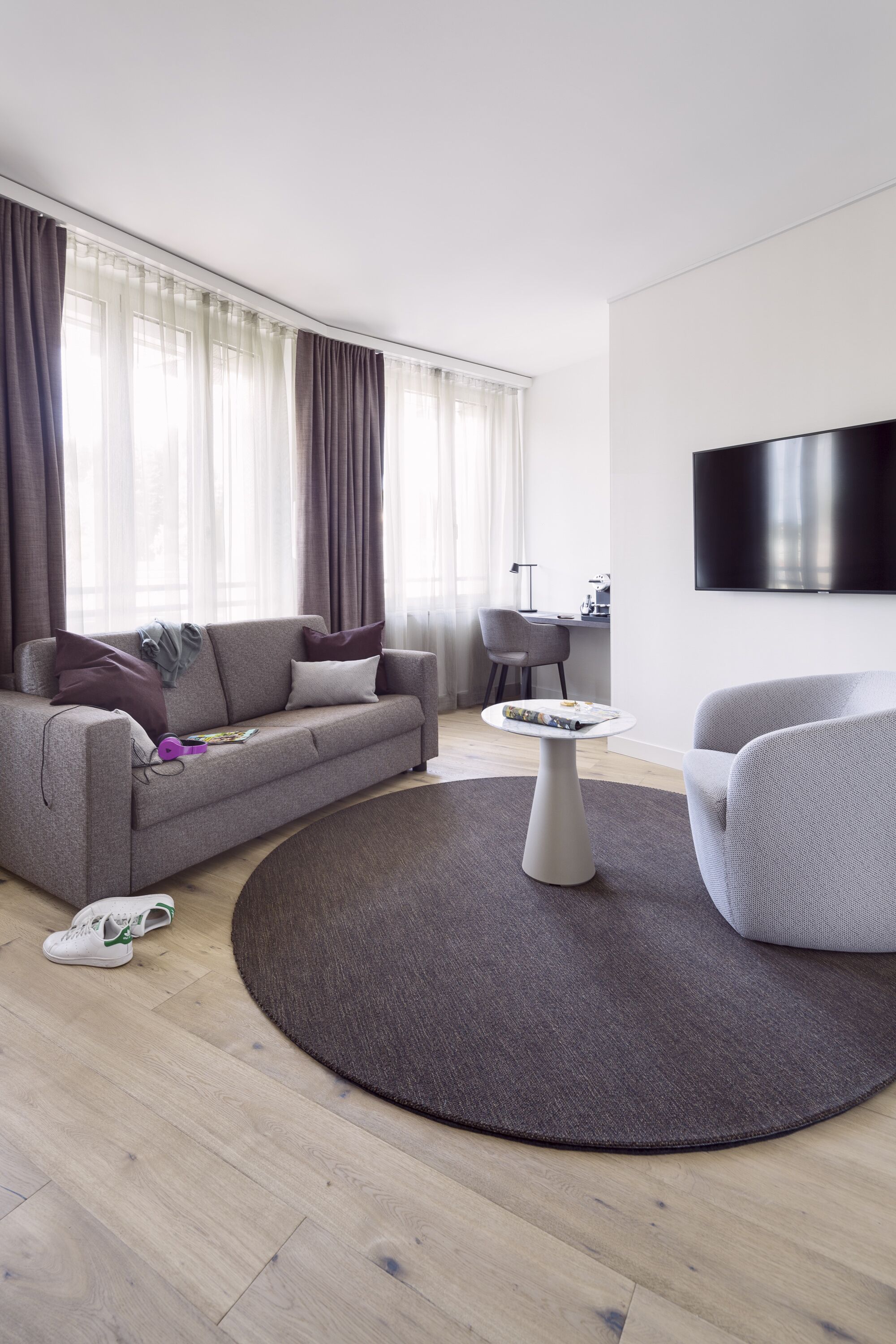 junior suite, 1 bedroom, non smoking | bathroom | rainfall showerhead, designer toiletries, hair dryer, towels