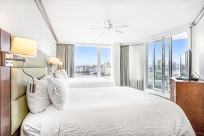 Suite, 1 Bedroom, Waterfront View | Premium bedding, pillowtop beds, minibar, in-room safe