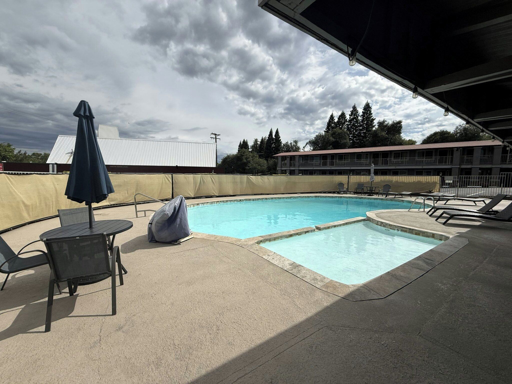 Seasonal outdoor pool