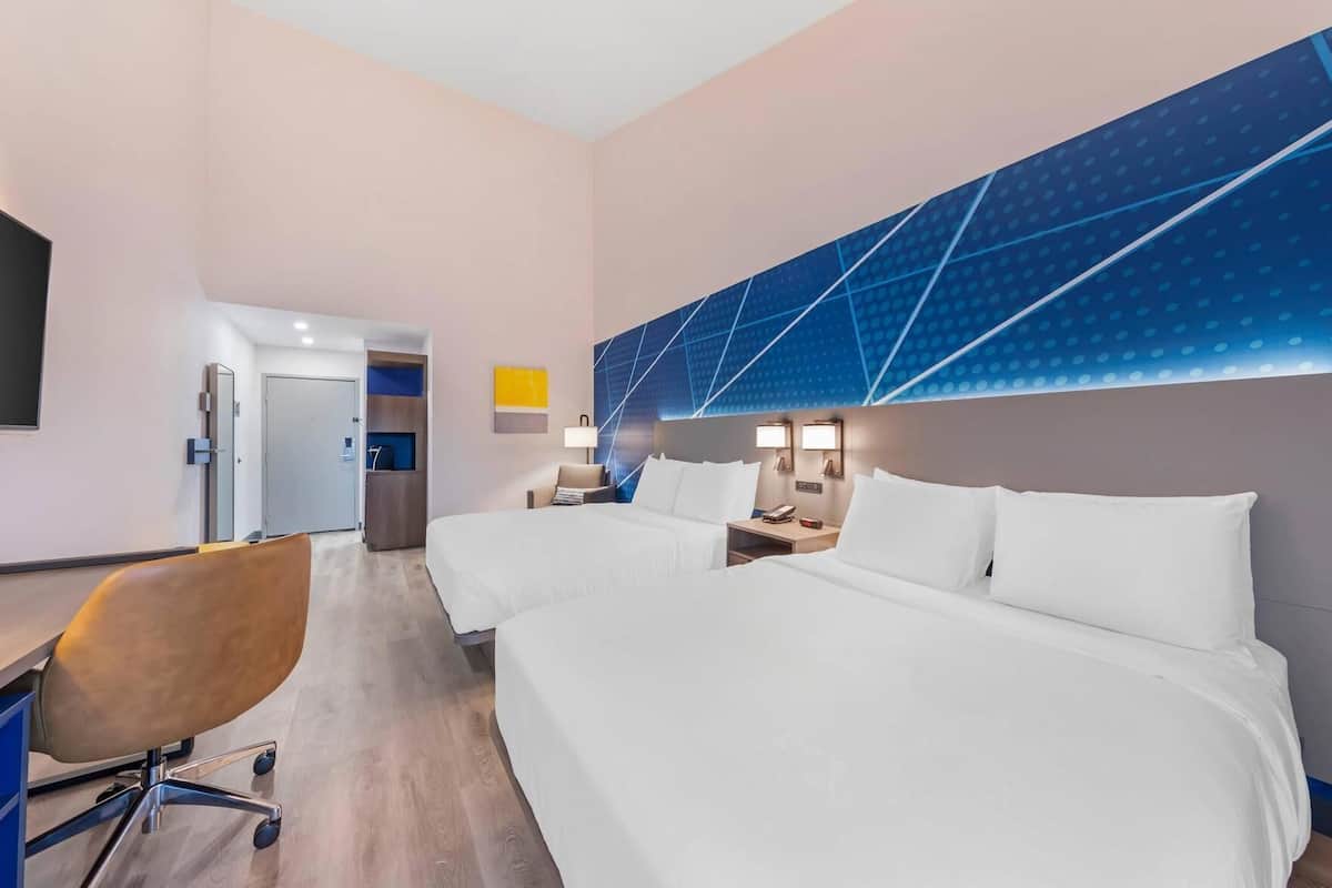 Blackout drapes, iron/ironing board, free cribs/infant beds, free WiFi
