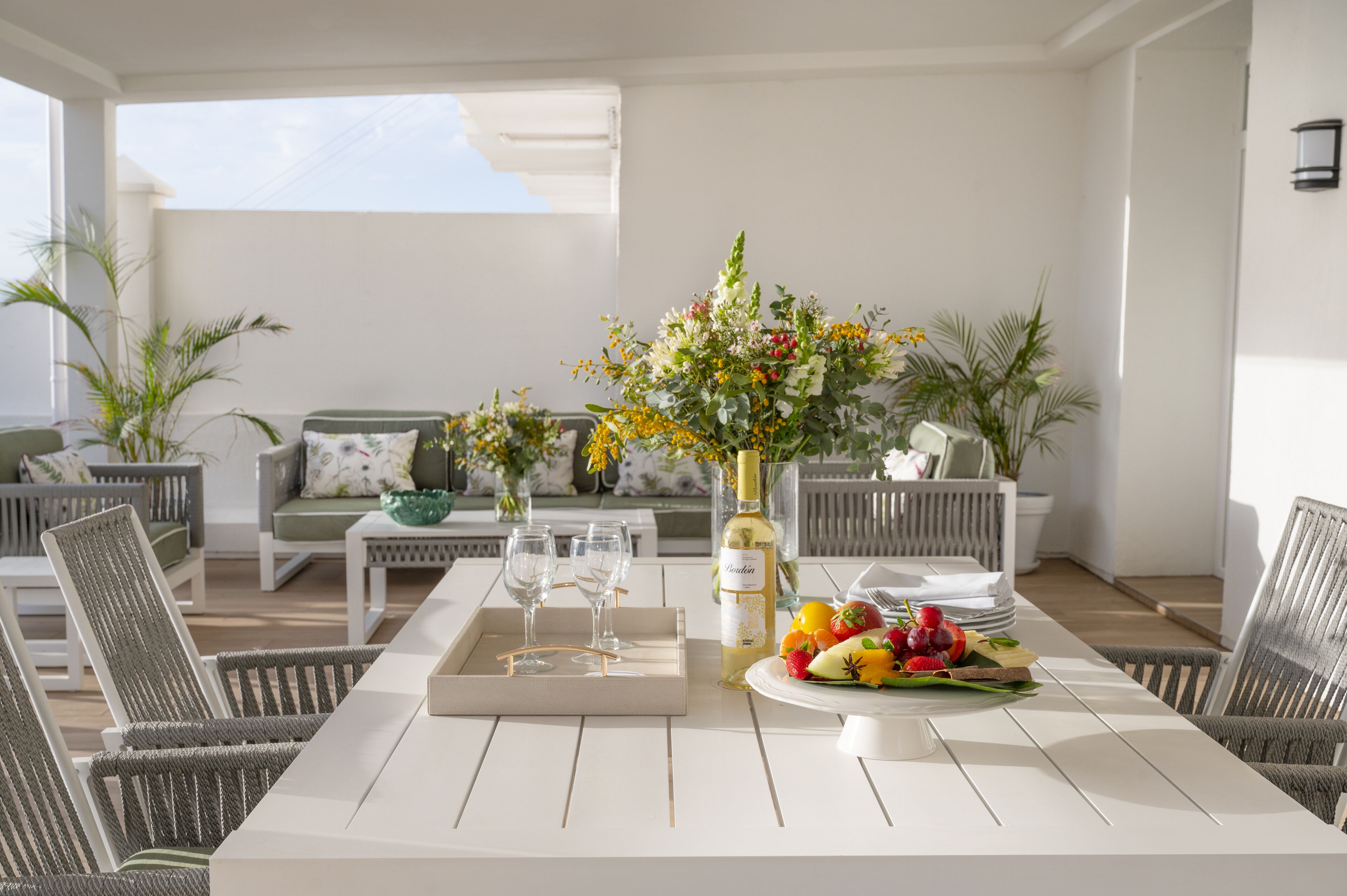 grand suite, terrace, sea view | terrace/patio