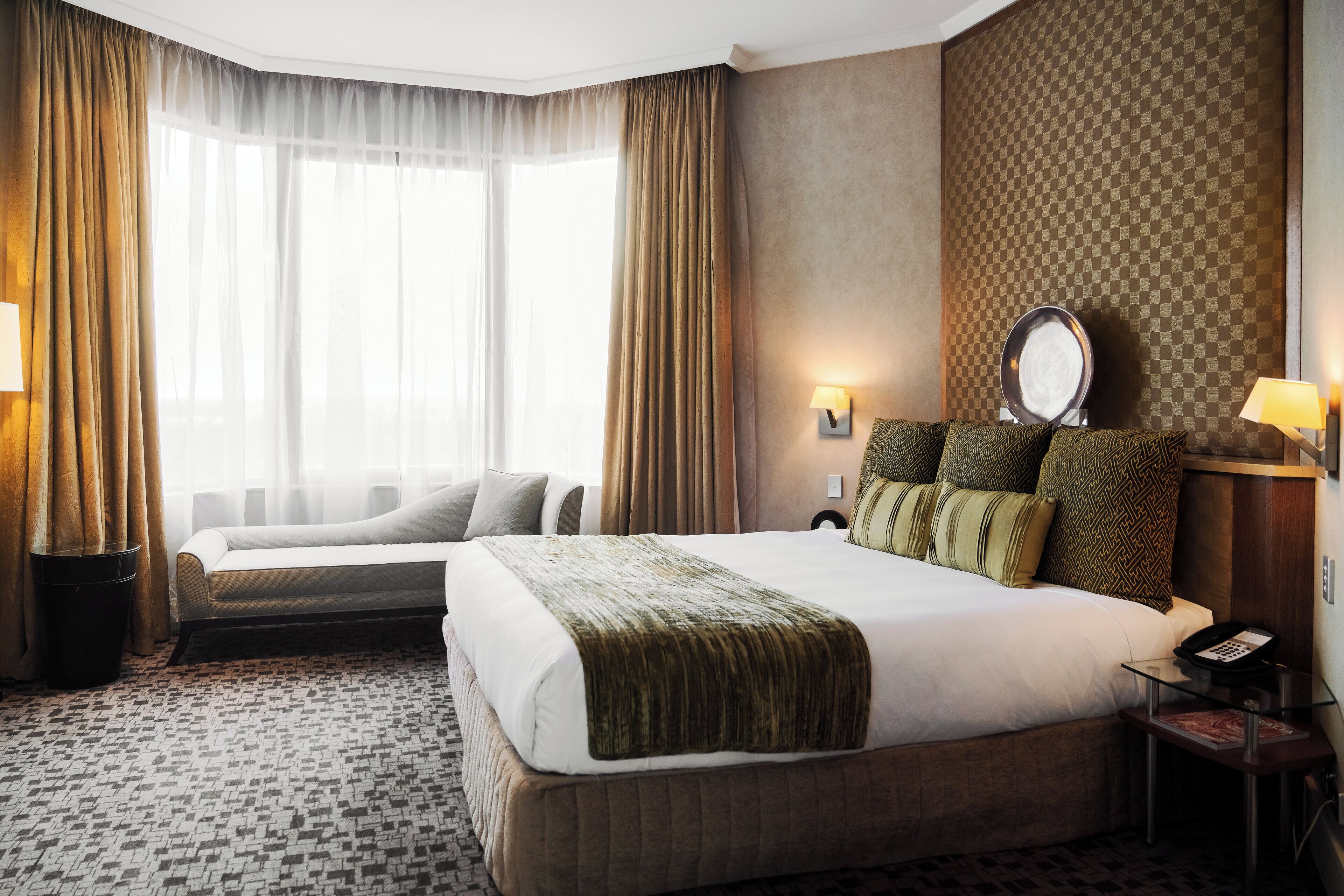 Premium bedding, minibar, in-room safe, desk
